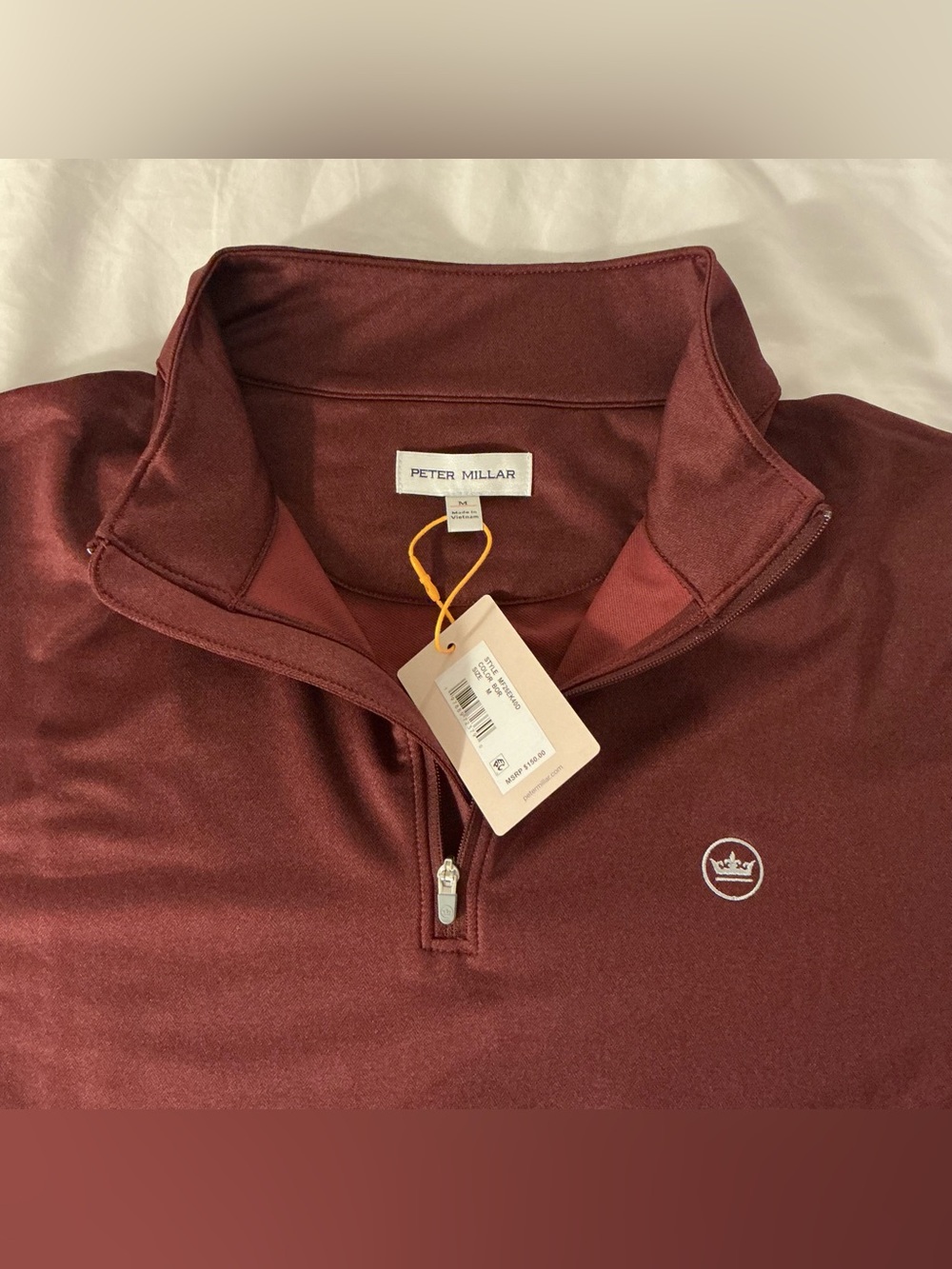 Peter Millar KuarterZip Fall ‘26 Release NWT Medium Style # MF26EK40D
